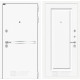 Входная дверь Лайн Вайт 27 - Эмаль RAL 9003