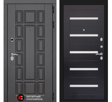 Входная дверь Нью-Йорк 01 - Венге, стекло белое