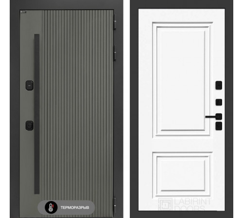 Входная дверь Термолаб 1 тепло 26 - Эмаль RAL 9003
