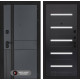 Входная дверь Эволаб 01 - Венге, стекло белое